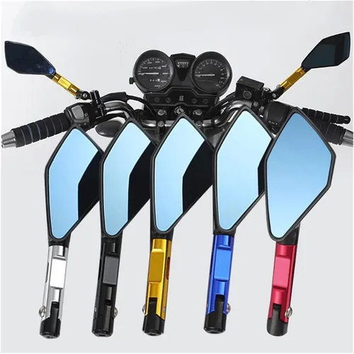 Vista 8 de Espejos laterales universales para motocicleta CNC de 0.394 pulgadas, universales para Benelli TRK 251/502/502X/302 TRK251 TRK502 TRK502X
