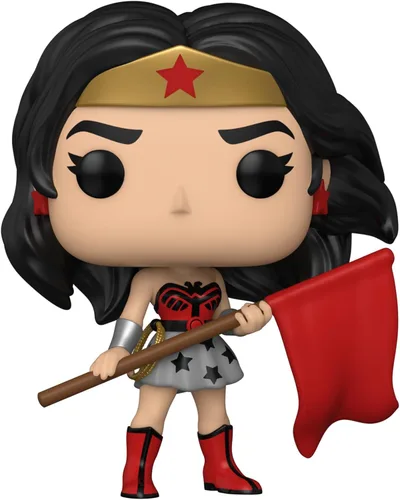 Vista 2 de Funko POP Heroes: DC Comics, Wonder Woman 80 aniversario - Red Son Wonder Woman, multicolor (54976)