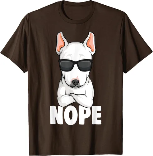 Vista 59 de Camiseta de perro Bull Terrier para niños y mujeres, Negro