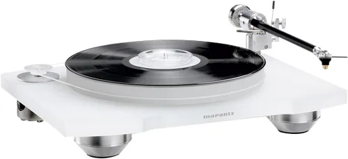 Vista 4 de Marantz TT-15S1 Tocadiscos Premium de Tracción Manual con Cartucho Incluido Motor Flotante para Baja Vibración y Baja Resonancia Una Opción