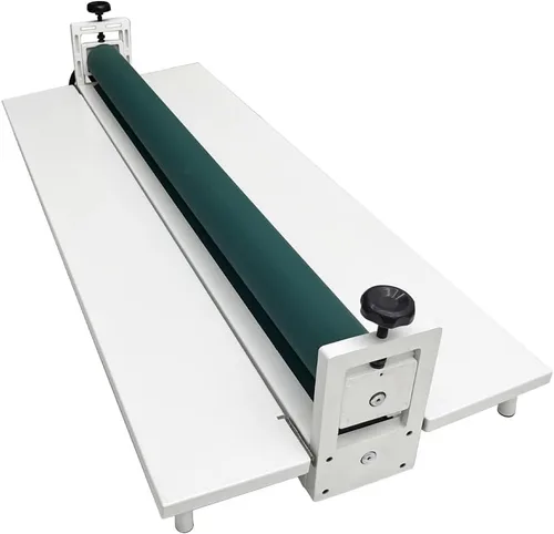 Vista 6 de INTSUPERMAI Máquina laminadora de rollo en frío manual de 51 ", grosor máximo de 0.4 pulgadas, plegable, laminador en frío profesional comercial