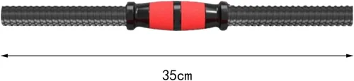 Vista 3 de DYNWAVE Juego de 2 mancuernas con mango de mancuernas, resistentes con 4 collares para entrenamiento de fuerza, accesorio de gimnasio