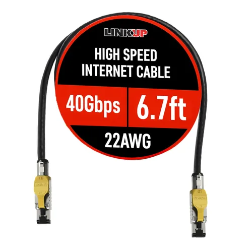 Vista 15 de LINKUP Cable Ethernet Cat 8 Cable largo de Internet Conexión LAN de alta velocidad Conectores RJ45 Uso con Cat 5/Cat 6/Cat 7 Óptimo