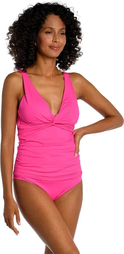 Vista 3 de La Blanca Traje de baño tankini sobre el hombro para mujer