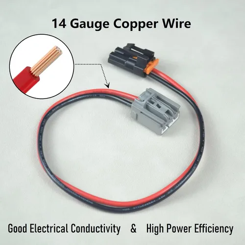 Vista 4 de 15-75221 Arnés de cableado del motor del soplador – Reemplaza a 1575221, 22957044, 15887352 – para vehículos Chevrolet, GMC, Cadillac y Hummer