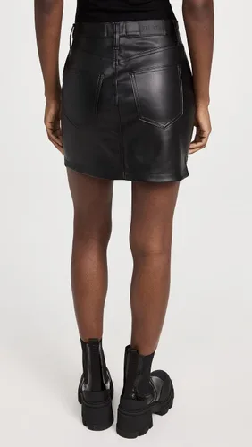 Vista 3 de Pistola Denim Minifalda Rumi para mujer