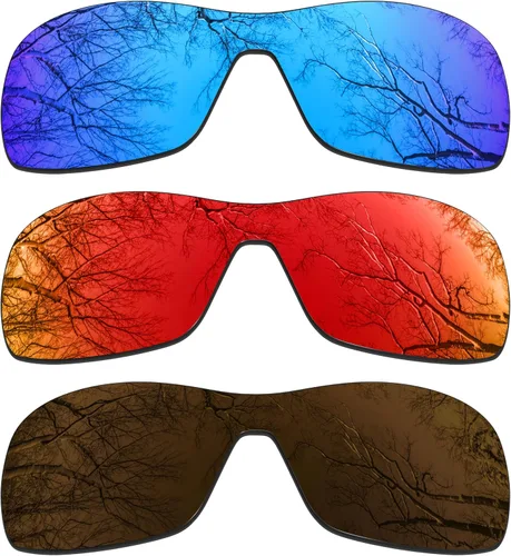 Vista 19 de ToughAsNails 3 pares de lentes polarizadas de repuesto para Oakley Antix Pack