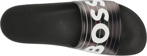 Vista 5 de BOSS Sandalias con logotipo grande para hombre