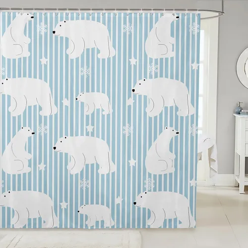 Vista 19 de Castle Fairy Cortina de ducha geométrica bohemia tribal exótica para baño, juego de cortina de ducha para niños y adultos, cortina de baño retro