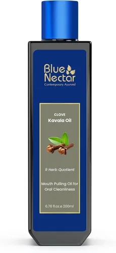 Vista 8 de Blue Nectar Aceite de menta de cardamomo para la boca, ambientador bucal ayurvédico y enjuague bucal, aceite de tracción natural para aliento fresco