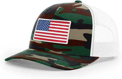 Vista 278 de Joe's USA Richardson 112 - Gorras de camionero con parche gráfico personalizado - Gorras estructuradas de cinco y seis paneles Richardson Premium