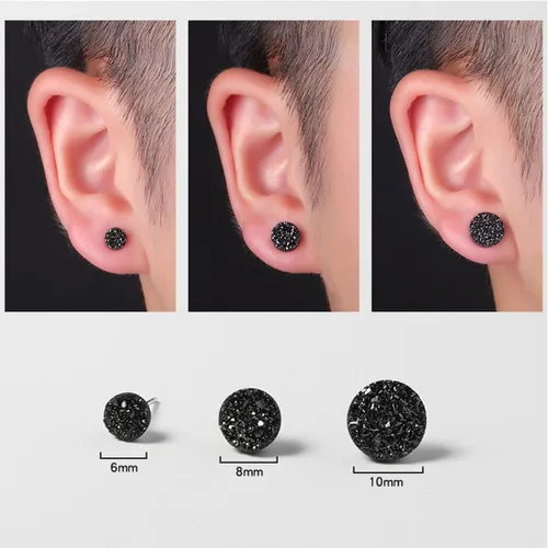 Vista 2 de Dorina - Aretes magnéticos para mujer con magneterapia de acupresión y desintoxicación, no perforados, magnetología Atheniz, linfvidad, germanio