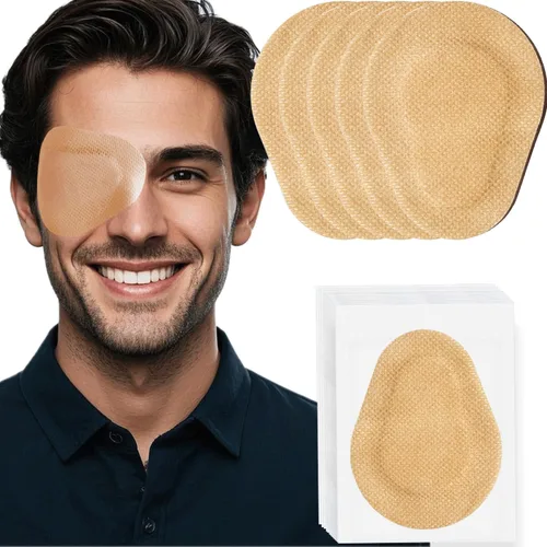 Vista 11 de Paquete de 20 parches adhesivos para los ojos para niños - Parche médico transpirable para los ojos para tratamiento de ambliopía (ojo perezoso)