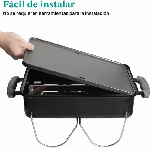 Vista 4 de Parrilla de hierro fundido para parrilla de carbón y gas Weber Go-Anywhere