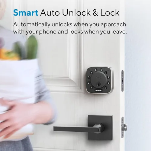 Vista 6 de ULTRALOQ Cerradura Inteligente de Puerta NFC Upgrade Bolt 2025, Cerrojo WiFi Integrado 6-en-1 Teclado de Entrada sin Llave y Sensor de Puerta