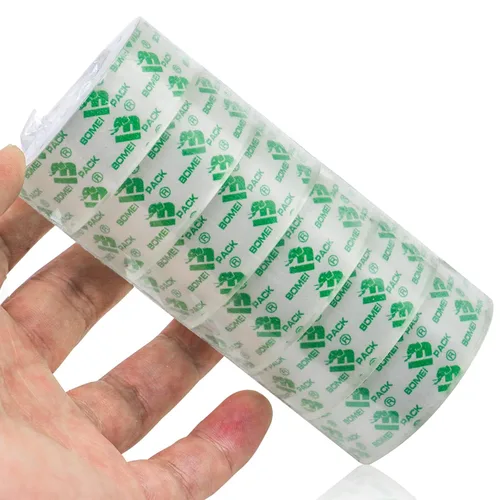 Vista 4 de BOMEI PACK 72 rollos de repuesto de cinta transparente, cinta transparente a granel para dispensador, cinta de oficina para el hogar y la escuela