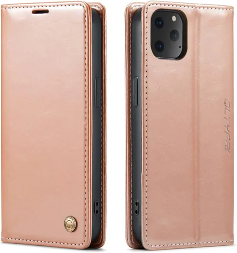 Vista 125 de QLTYPRI Para iPhone Air Case Wallet Con Tarjetero, Vintage PU Cuero Kickstand Cierre Magnético A Prueba De Golpes Folio Libro Funda Para IPhone 17
