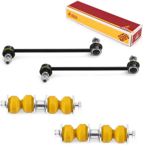 Vista 159 de Metrix Premium Chassis Parts - Kit de 4 piezas de barra estabilizadora delantera y trasera con enlace de extremo de barra estabilizadora para Ford