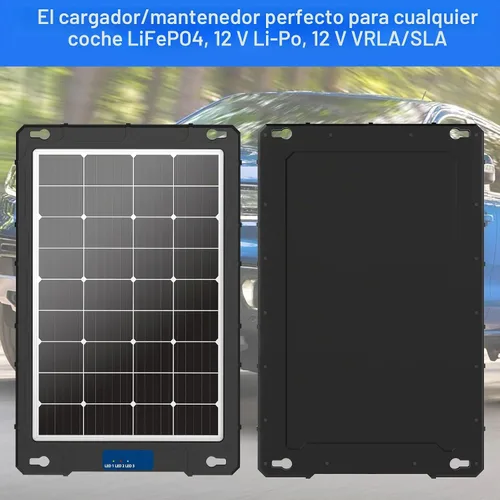 Vista 5 de Kit de panel solar de 20 W y 12 V con controlador mejorado para aplicaciones de automóviles, caravanas, motocicletas y marinas