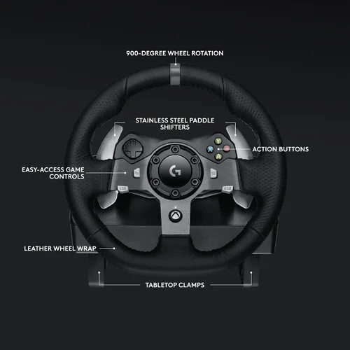 Vista 11 de Volante para juegos de carrera Logitech G920 (941–000121)