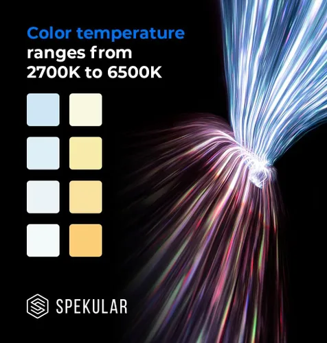 Vista 6 de Spekular Kit de vlogger de envoltura de luz LED KYU-6