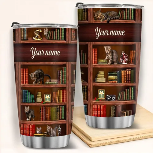 Vista 38 de T40413 - Taza personalizada para amantes de los libros, taza de café con texto en inglés "Just A Girl Loves Book", regalo para mujeres y niñas