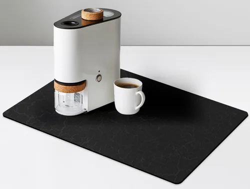 Vista 14 de Alfombrilla Divertida para Cafetera - Bandeja Espresso para Barra de Café Bajo Alfombrilla para Cafetera, Alfombrilla para Cafetera para Encimera