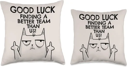 Vista 3 de New Job Gifts & Funny Farewell Coworker Ideas New Job Farewell, divertido compañero de trabajo que se va para hombres y mujeres, almohada de 16 x 16