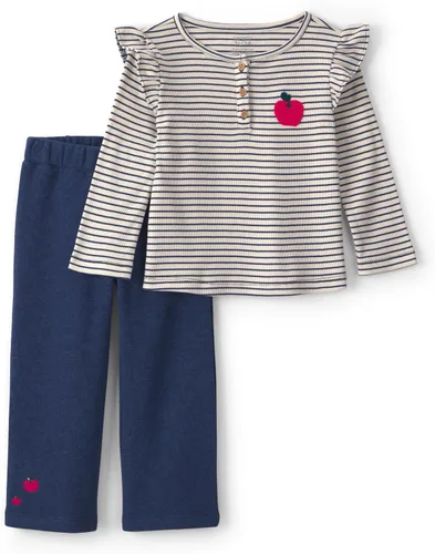 Vista 19 de Carter's Conjunto de pantalón de 2 piezas para niña Flor rosa