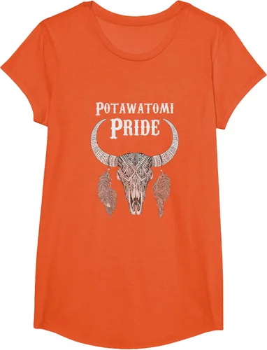 Vista 37 de Potawatomi Pride Tribe Native American Indian Buffalo Camiseta