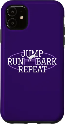 Vista 5 de iPhone 15 Dog Agility Handler - Jump Run Bark Repeat - Dog Agility Case