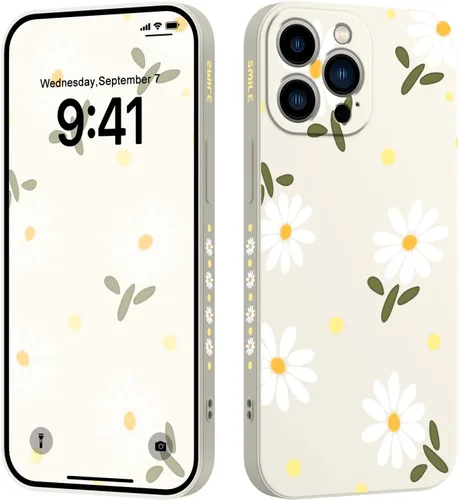 Vista 17 de LEECG Funda para iPhone 13 con diseño de mariposas y flores, diseño de astronauta, funda de teléfono con forro de microfibra suave, funda delgada