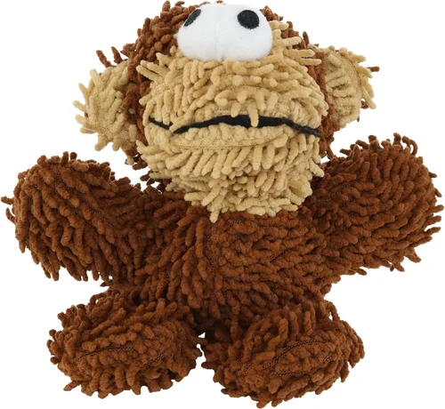 Vista 16 de MIGHTY® Paquete de 2 juguetes pequeños de microfibra para perros Panda Juguete de peluche ultra duradero con múltiples capas y costuras