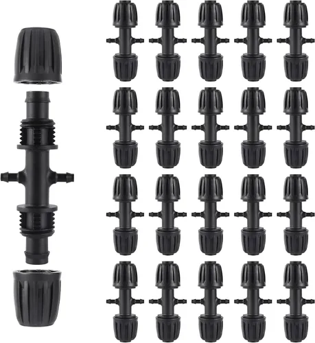 Vista 6 de Accesorios de tubería de riego de 1/2 pulgada para (1/2 pulgada de diámetro interior x 0.6-0.63 pulgadas de diámetro) 0.630 in de tubería de goteo