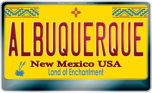 Vista 4 de CafePress ALBUQUERQUE New Mexico - Taza grande para placa de matrícula de 15 oz (15.0 fl oz)