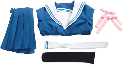 Vista 5 de Nuoqi Tohru Honda - Disfraz de cosplay de frutas, cesta de Tohru Cosplay uniforme
