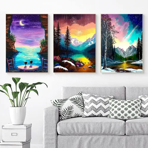Vista 7 de EWJRNSF Kits de pintura de diamantes 5D para adultos principiantes, juegos de arte de diamantes, pintura de gemas y manualidades, decoración