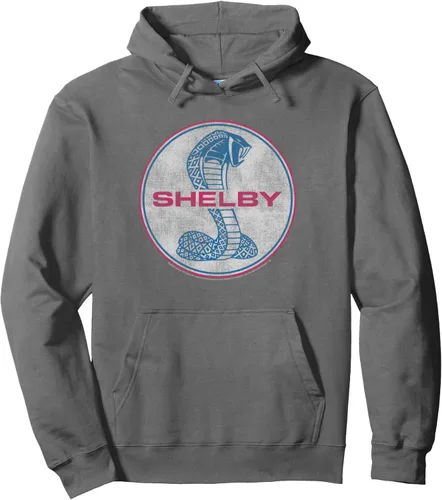 Vista 6 de Carroll Shelby Sudadera con capucha Cobra a todo color, Negro