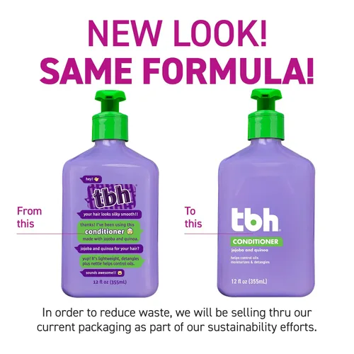Vista 6 de TBH Set de cuidado del cabello y el cuerpo para niños y adolescentes – Champú, acondicionador y gel de baño con ingredientes naturales – Sin