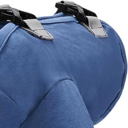 Vista 8 de Coderas ajustables para perro, protección suave y lavable para las piernas, heridas antilamidas con correa segura, rodillera