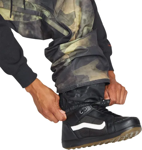 Vista 5 de Volcom Pantalones de snowboard VCO Hunter Cargo para hombre Negro estática