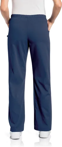 Vista 3 de Urbane Ultimate Tailored Fit Comfort Stretch Pantalones médicos con 2 bolsillos para mujer 9306