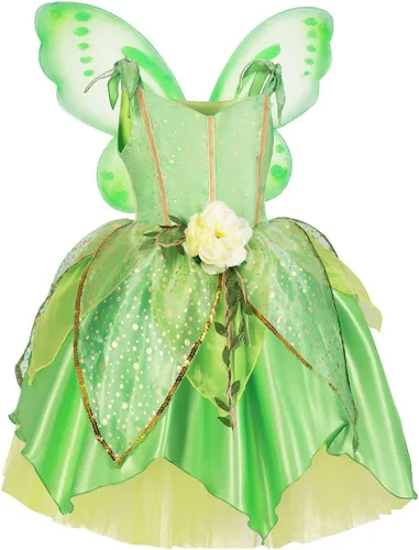 Vista 7 de Princess Costume for Girls Princess Dress Halloween Birthday Party Outfits for Little Kids