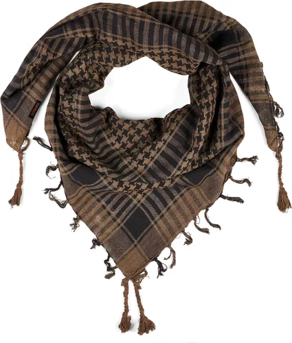 Vista 74 de LOVARZI Shemagh Cottons Arab Keffiyeh - Bufanda militar táctica para cabeza y cuello