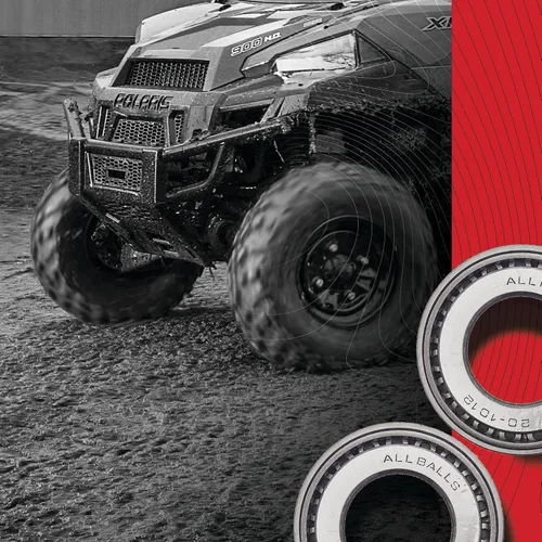 Vista 8 de All Balls Racing 25-1008 Kit de juntas de rodamiento de rueda compatible con/reemplazo para Polaris