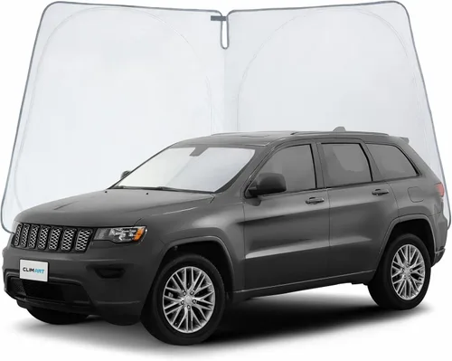 Vista 67 de CLIM ART Parasol para parabrisas para BMW X3 2018-2024, parasol plegable de ajuste personalizado, protector solar del vehículo, cubierta