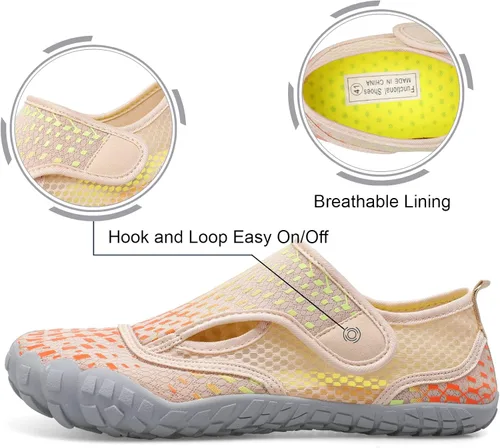 Vista 3 de Centipede Demon - Zapatos deportivos acuáticos para hombre y mujer secado rápido zapatos para agua para usar descalzo para la playa natación surf