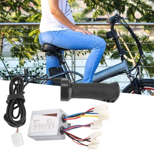 Vista 5 de Pilipane Controlador de velocidad cepillado con motor de 500 W, controlador de velocidad cepillado con agarre del acelerador, agarre del acelerador
