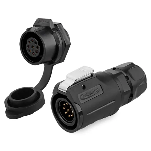 Vista 12 de CNLINKO Conector Circular de Panel IP68 M16 de Plástico de 3 Pines Macho y Hembra Eléctrico Impermeable Arnés de Cables Automático Soldadura