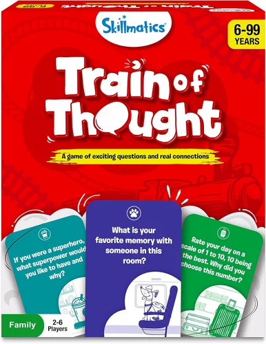 Vista 4 de Skillmatics Guess in 10 Animal Planet & Train of Thought Bundle, juegos para niños, adolescentes y adultos, regalos para niños y niñas de 6, 7, 8, 9